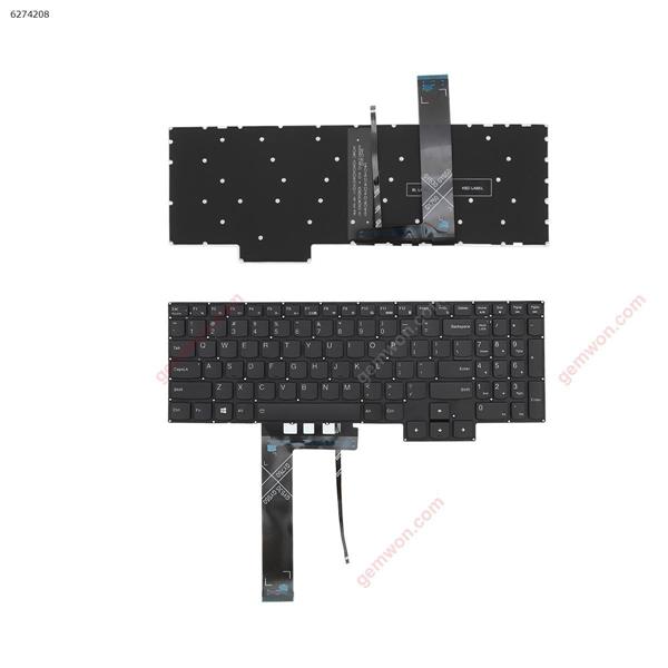 Lenovo  Y7000 2020 R7000 2020 Y7000P R7000P 2020 black (  Backlit,Without FRAME,WIN8)  US N/A Laptop Keyboard (Original)