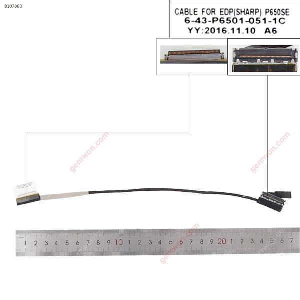 CLEVO P65XSX RX RS XRX P650 P6501 LCD/LED Cable 6-43-P6501-051-1C