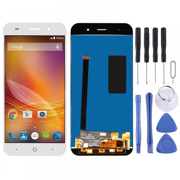 LCD Screen and Digitizer Full Assembly for ZTE Blade X7 V6 T660 T663 (White)  ZTE Blade X7