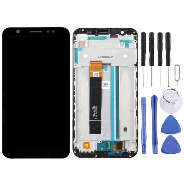 LCD Screen and Digitizer Full Assembly with Frame for Asus ZenFone Max M1 ZB555KL X00PD (Black) Asus Replacement Parts Asus Zenfone Max (M1) ZB555KL