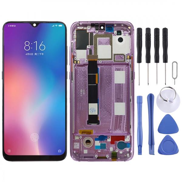 OLED Material LCD Screen and Digitizer Full Assembly with Frame for Xiaomi Mi 9(Pink) Xiaomi Replacement Parts Xiaomi Mi 9