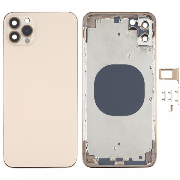 Back Housing Cover with Appearance Imitation of iP12 Pro Max for iPhone XS Max(Gold) iPhone Replacement Parts Apple iPhone XS Max
