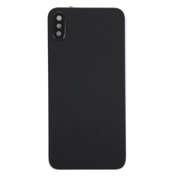 Back Cover with Adhesive for iPhone X(Black) iPhone Replacement Parts Apple iPhone X