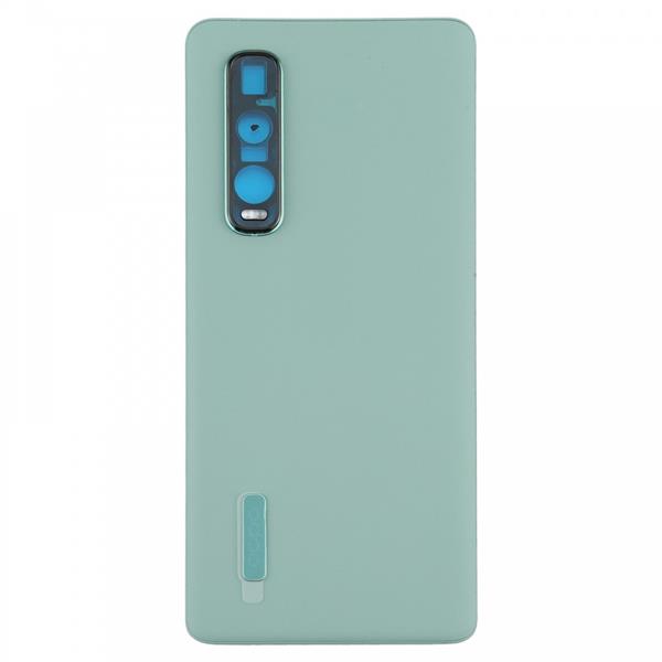 Original Leather Material Battery Back Cover for OPPO Find X2 Pro CPH2025 PDEM30(Green) Oppo Replacement Parts OPPO Find X2 Pro