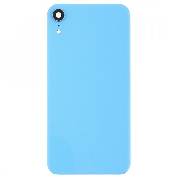 Battery Back Cover with Back Camera Bezel & Lens & Adhesive  for iPhone XR(Blue) iPhone Replacement Parts Apple iPhone XR