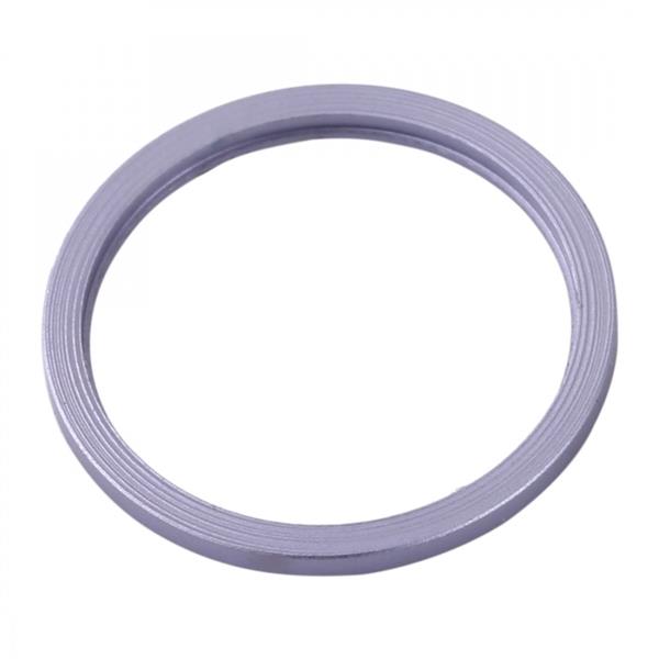 2 PCS Rear Camera Glass Lens Metal Protector Hoop Ring for iPhone 11(Purple) iPhone Replacement Parts Apple iPhone 11