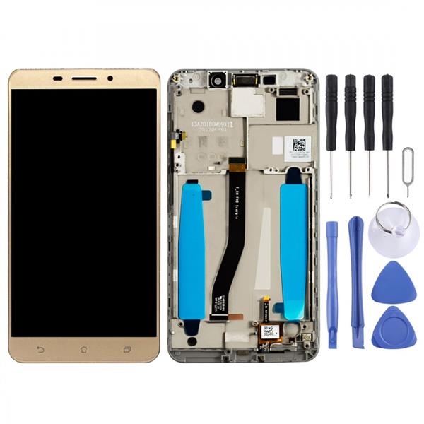 LCD Screen and Digitizer Full Assembly with Frame for Asus ZenFone 3 Laser ZC551KL Z01BDC(Gold) Asus Replacement Parts Asus Zenfone 3 Laser