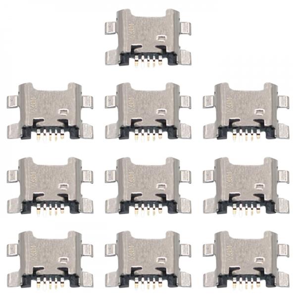 10 PCS Charging Port Connector for Huawei Enjoy 9s / Enjoy 8 Plus Huawei Replacement Parts Huawei Enjoy 9s