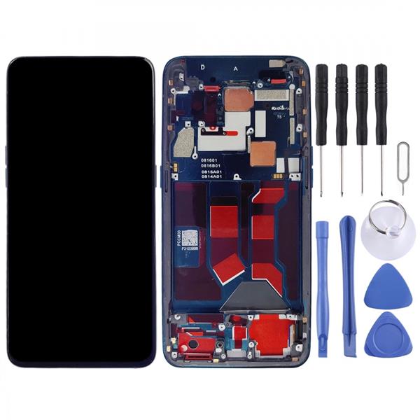 LCD Screen and Digitizer Full Assembly with Frame for OPPO Reno 10x zoom (Black) Oppo Replacement Parts Oppo Reno 10x zoom