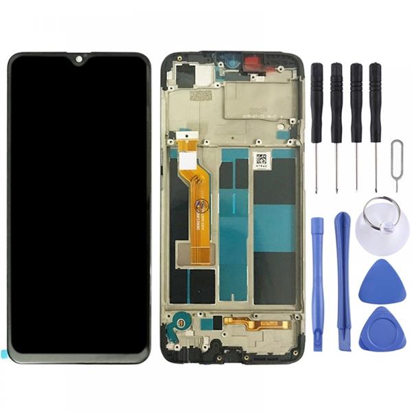 LCD Screen and Digitizer Full Assembly with Frame for OPPO A7X / F9(Black) Oppo Replacement Parts Oppo F9 (F9 Pro)