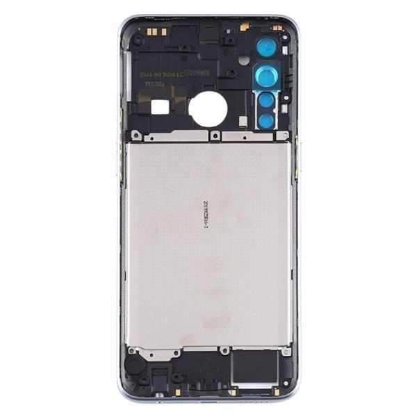 Middle Frame Bezel Plate with Side Keys for OPPO Realme 5 Pro / Q(Silver) Oppo Replacement Parts Oppo Realme 5 Pro