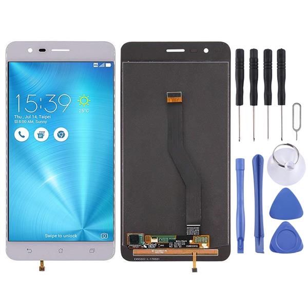 LCD Screen and Digitizer Full Assembly for Asus ZenFone 3 Zoom / ZE553KL Z01HDA (White) Asus Replacement Parts Asus Zenfone 3 Zoom