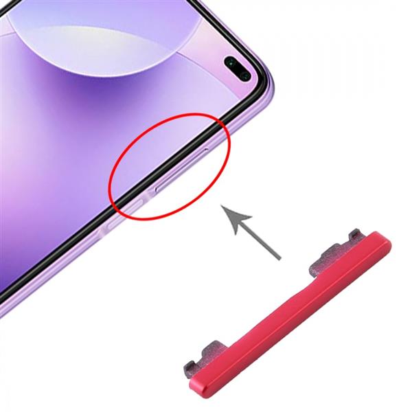 Power Button and Volume Control Button for Xiaomi Redmi K30 (Red) Xiaomi Replacement Parts Xiaomi Redmi K30