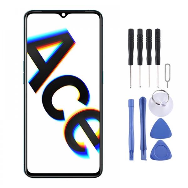 TFT Material LCD Screen and Digitizer Full Assembly (Not Supporting Fingerprint Identification) for OPPO Reno ACE / Realme X2 Pro Oppo Replacement Parts OPPO Realme X2 Pro