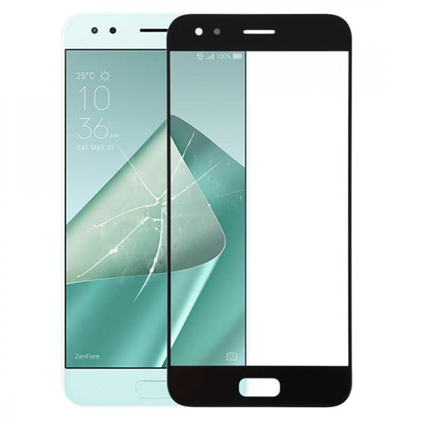 Front Screen Outer Glass Lens for Asus ZenFone 4 ZE554KL / Z01KD(Black) Asus Replacement Parts Asus Zenfone 4
