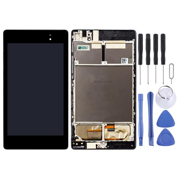 LCD Screen and Digitizer Full Assembly with Frame for Asus Google Nexus 7 2nd 2013 ME571KL (3G Version)(Black) Asus Replacement Parts Google Nexus 7