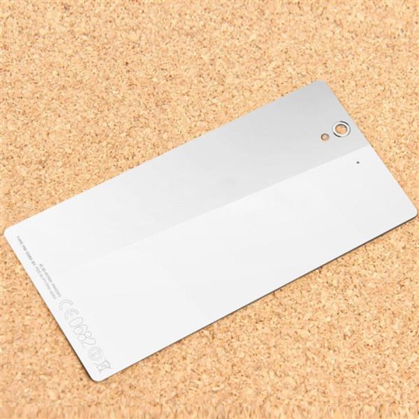 Original Housing Back Cover for Sony Xperia Z / L36h / Yuga / C6603 / C660x / L36i / C6602(White) Sony Replacement Parts Sony Xperia Z