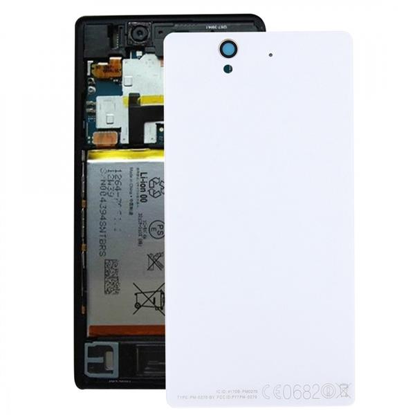Aluminium  Battery Back Cover for Sony Xperia Z / L36h(White) Sony Replacement Parts Sony Xperia Z