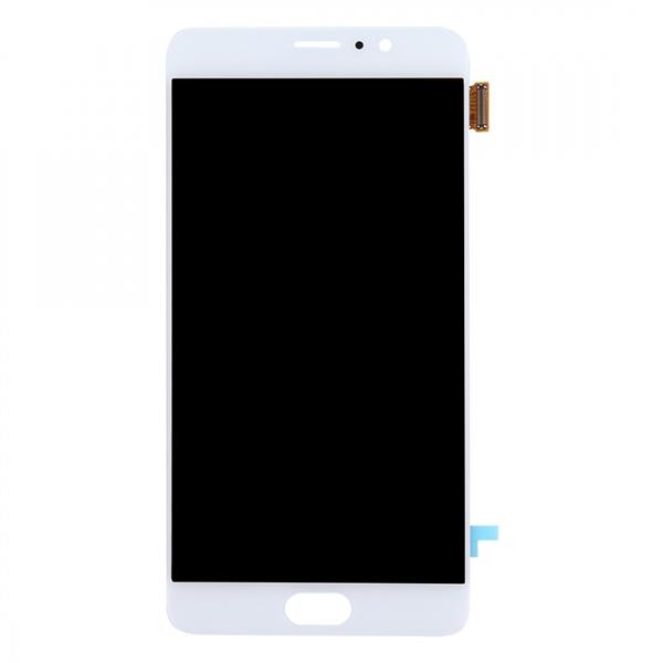 For Meizu Pro 6 Plus LCD Screen and Digitizer Full Assembly(White) Meizu Replacement Parts Meizu Pro 6 Plus