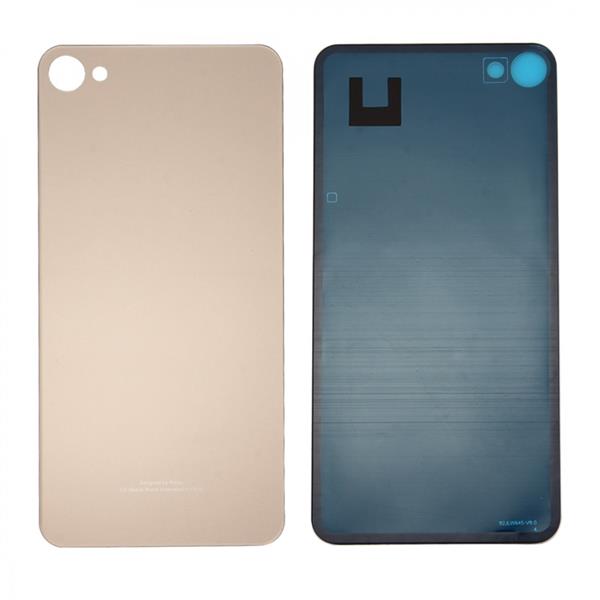 For Meizu Meilan X Glass Battery Back Cover with Adhesive(Gold) Meizu Replacement Parts Meizu Meilan X