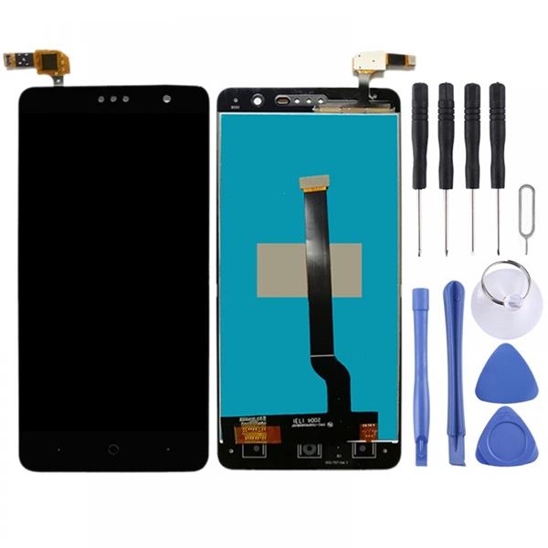 LCD Screen and Digitizer Full Assembly for ZTE Grand X 4 Z956(Black)  ZTE Grand X 4