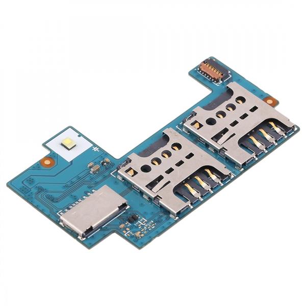 Dual SIM Card Socket Board for Sony Xperia C / C2305 / S39h Sony Replacement Parts Sony Xperia C