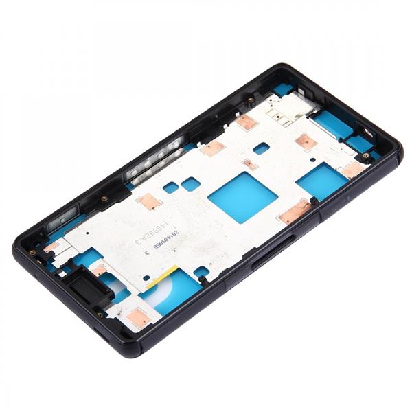 Front Housing LCD Frame Bezel Plate for Sony Xperia Z3 Compact / D5803 / D5833(Black) Sony Replacement Parts Sony Xperia Z3 Compact