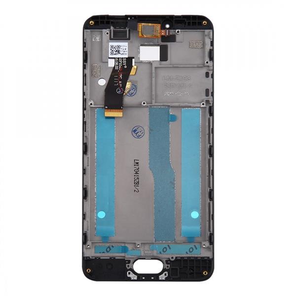 For Meizu M5s / Meilan 5s LCD Screen and Digitizer Full Assembly with Frame(Black) Meizu Replacement Parts Meizu M5s