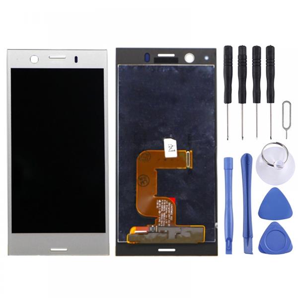LCD Screen and Digitizer Full Assembly for Sony Xperia XZ1 Compact (Silver) Sony Replacement Parts Sony Xperia XZ1