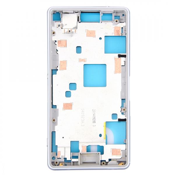 Front Housing LCD Frame Bezel Plate for Sony Xperia Z3 Compact / D5803 / D5833(White) Sony Replacement Parts Sony Xperia Z3 Compact