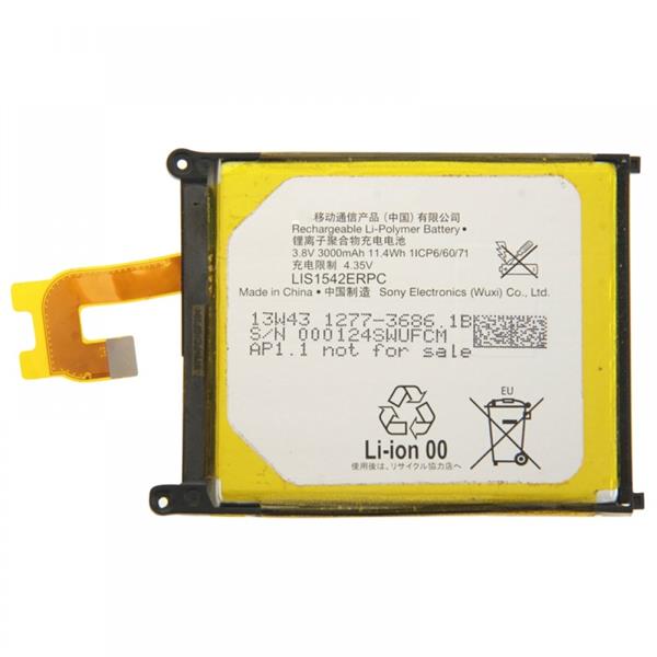 3000mAh Rechargeable Li-Polymer Battery for Sony Xperia Z2 / L50w Sony Replacement Parts Sony Xperia Z2