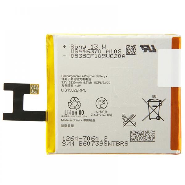 2330mAh Rechargeable Li-Polymer Battery for Sony Xperia Z / L36h Sony Replacement Parts Sony Xperia Z