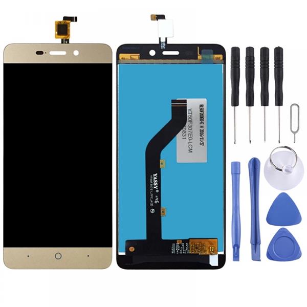 LCD Screen and Digitizer Full Assembly for ZTE BLADE X3 A452 T620 (Gold)  ZTE BLADE X3