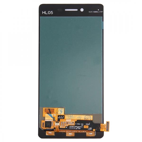 For OPPO R7 LCD Screen and Digitizer Full Assembly(White) Oppo Replacement Parts Oppo R7