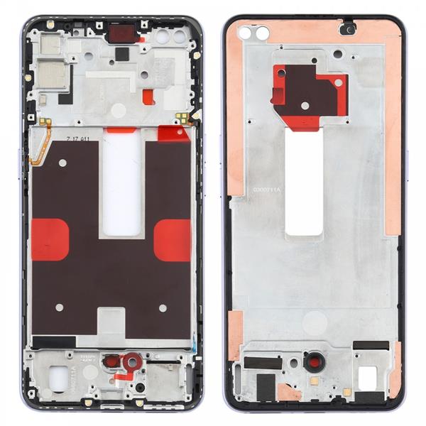 Front Housing LCD Frame Bezel Plate for OPPO Reno4 5G/Reno4 4G CPH2113 PDPM00 PDPT00 CPH2091 (Purple) Oppo Replacement Parts OPPO Reno4