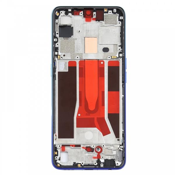 Front Housing LCD Frame Bezel Plate for OPPO Reno3 5G/Reno3 4G PCHM30 CPH2043 (Baby Blue) Oppo Replacement Parts OPPO Reno3