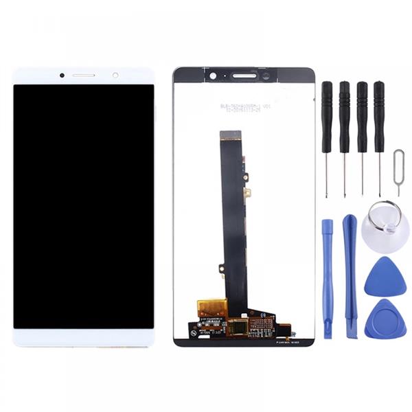 LCD Screen and Digitizer Full Assembly for ZTE Blade C2017 Axon 7 Max (White)  ZTE Blade C2017 Axon 7 Max