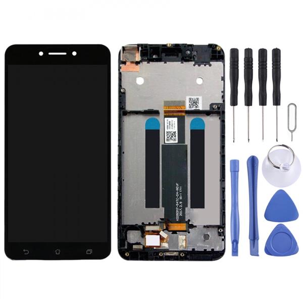 LCD Screen and Digitizer Full Assembly with Frame for Asus ZenFone Live ZB501KL X00FD A007 (Black) Asus Replacement Parts Asus Zenfone Live