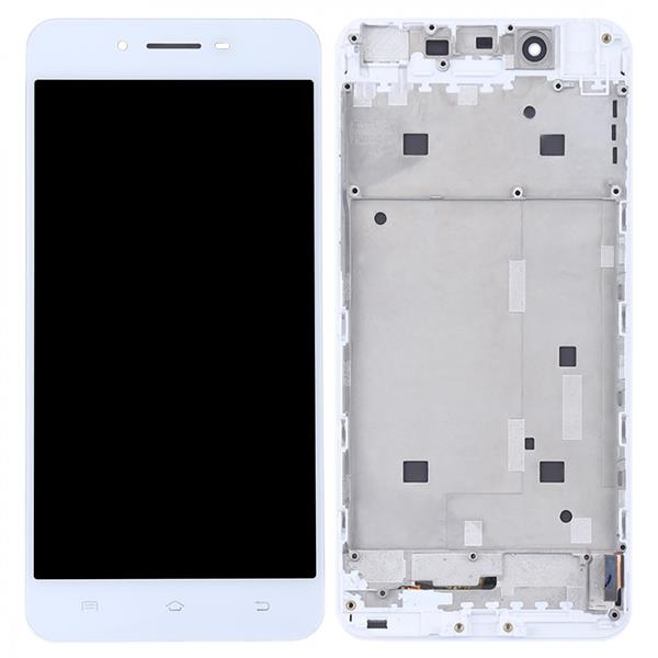 TFT Materials LCD Screen and Digitizer Full Assembly with Frame for Vivo X6(White) Vivo Replacement Parts Vivo X6