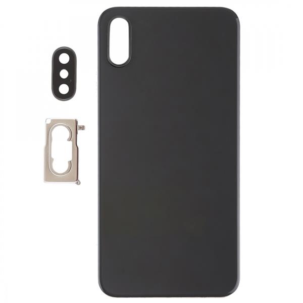 Battery Back Cover with Back Camera Bezel & Lens & Adhesive  for iPhone XS(Black) iPhone Replacement Parts Apple iPhone XS