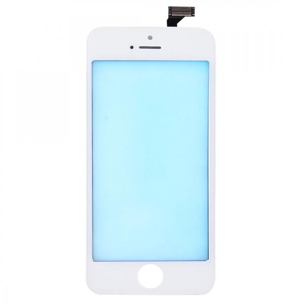 Touch Panel with Front LCD Screen Bezel Frame & OCA Optically Clear Adhesive for iPhone 5(White) iPhone Replacement Parts Apple iPhone 5