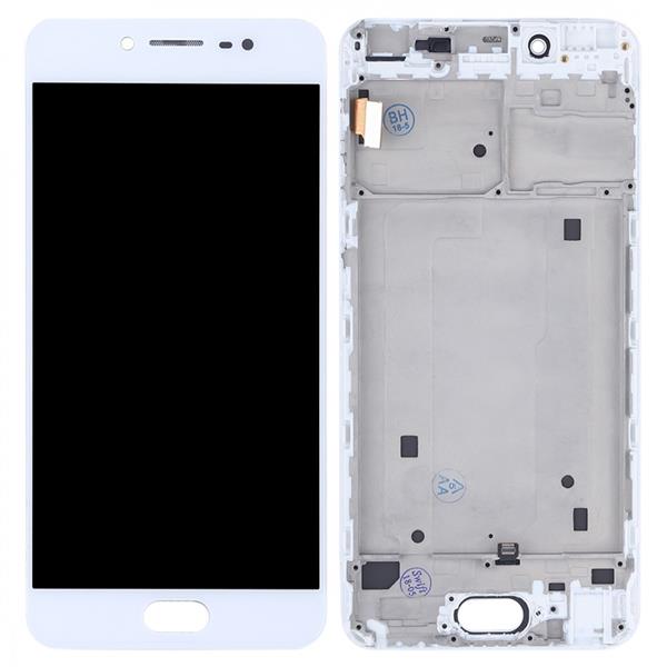 TFT Materials LCD Screen and Digitizer Full Assembly with Frame for Vivo X7(White) Vivo Replacement Parts Vivo X7