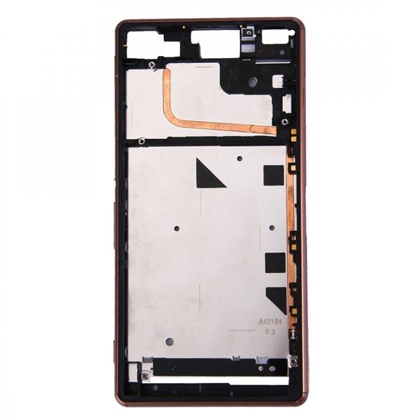 Front Housing LCD Frame Bezel for Sony Xperia Z3 (Single SIM) (Brown) Sony Replacement Parts Sony Xperia Z3 (Singl SIM)
