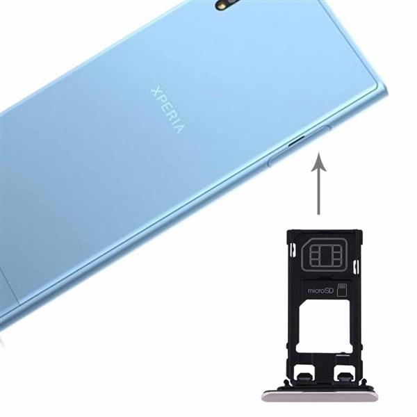 for Sony Xperia XZs (Single SIM Version) SIM & Micro SD Card Tray(Silver) Sony Replacement Parts Sony Xperia XZs (Single SIM Version) SIM & Micro SD Card Tray