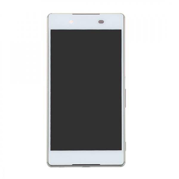 LCD Screen and Digitizer Full Assembly with Frame for Sony Xperia Z4(White) Sony Replacement Parts Sony Xperia Z4