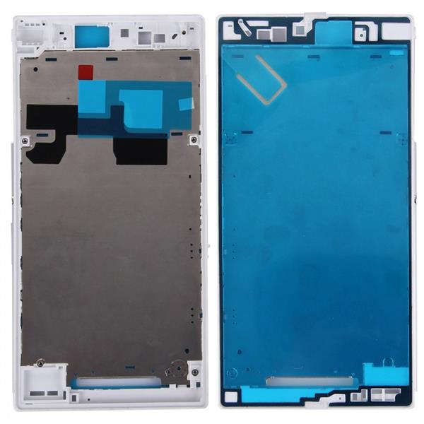 Front Housing LCD Frame Bezel Plate for Sony Xperia Z Ultra / XL39h / C6802(White) Sony Replacement Parts Sony Xperia Z Ultra