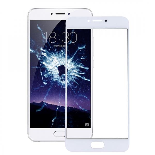 For Meizu PRO 6 / MX6 Pro Front Screen Outer Glass Lens(White) Meizu Replacement Parts Meizu Pro 6