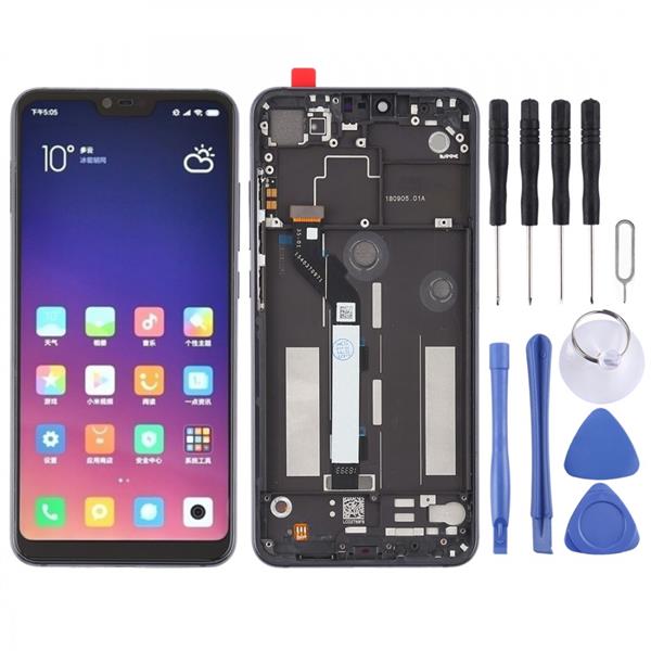 LCD Screen and Digitizer Full Assembly with Frame for Xiaomi Mi 8 Lite(Black) Xiaomi Replacement Parts Xiaomi Mi 8 Lite