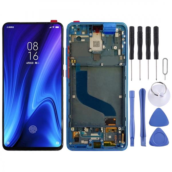 Original AMOLED Material LCD Screen and Digitizer Full Assembly with Frame for Xiaomi 9T Pro / Redmi K20 Pro / Redmi K20(Blue) Xiaomi Replacement Parts Xiaomi Xiaomi 9T Pro / Redmi K20 Pro