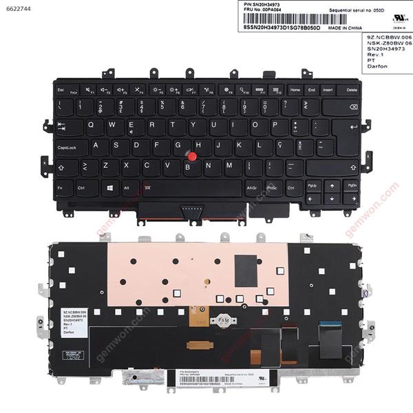 Lenovo ThinkPad  X1 yoga 2016 Gen 2 BLACK ,Backlit,WIN8) PO SN21B45035 Laptop Keyboard (Original)